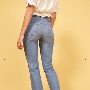 Reformation Cynthia High Relaxed Jean